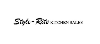 STYLE-RITE KITCHEN SALES logo