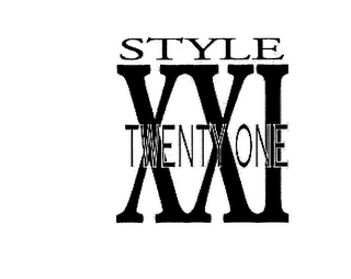 STYLE XXI TWENTY ONE logo