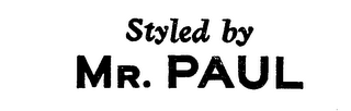 STYLED BY MR. PAUL logo