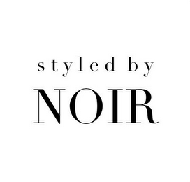 STYLED BY NOIR logo