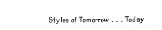 STYLES OF TOMORROW ...TODAY logo