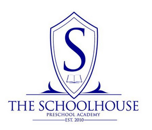 STYLIZED S, THE SCHOOLHOUSE, PRESCHOOL ACADEMY, EST. 2010 logo
