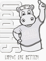 SU SHIPPO SHIP HAPPENS SHIPPENSBURG UNIVERSITY HIPPOS ARE BETTER! logo