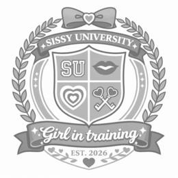 SU SISSY UNIVERSITY GIRL IN TRAINING EST. 2026 logo