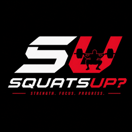 SU SQUATSUP? STRENGTH. FOCUS. PROGRESS. logo