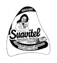 SUAVITEL PLANCHADO PERFECTO PERFECT PRESS LIQUIDO PARA PLANCHAR/IRONING AID FRESCA FRAGRANCIA/FRESH SCENT logo