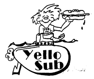 SUB HU MAN YELLO SUB logo
