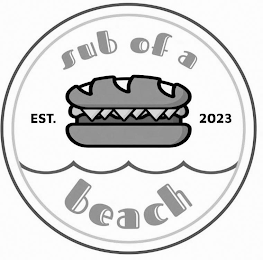 SUB OF A BEACH EST. 2023 logo
