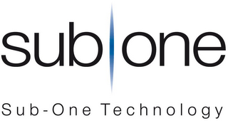 SUB-ONE TECHNOLOGY SUB ONE logo