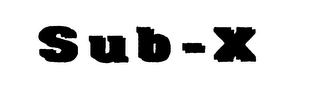 SUB-X logo