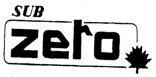 SUB ZERO logo