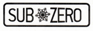 SUB ZERO logo