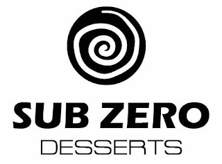 SUB ZERO DESSERTS logo