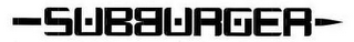SUBBURGER logo