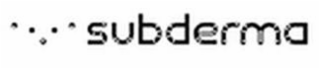 SUBDERMA logo