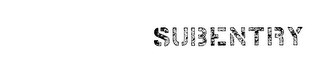 SUBENTRY logo