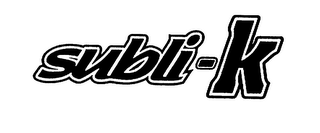 SUBLI-K logo