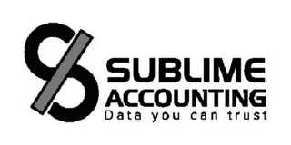 SUBLIME ACCOUNTING DATA YOU CAN TRUST logo