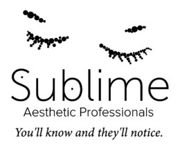 SUBLIME AESTHETIC PROFESSIONALS YOU'LL KNOW AND THEY'LL NOTICE. logo