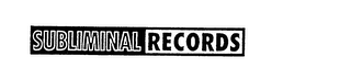 SUBLIMINAL RECORDS logo