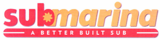SUBMARINA A BETTER BUILT SUB logo