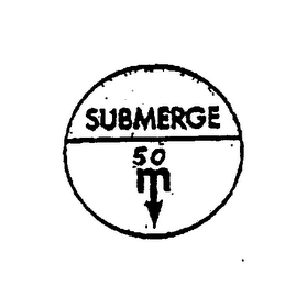 SUBMERGE 50M logo