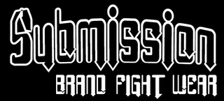SUBMISSION BRAND FIGHT WEAR logo