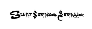 SUBMIT, SUBMISSION, SUBMISSIVE logo