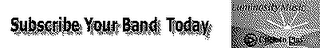 SUBSCRIBE YOUR BAND TODAY logo