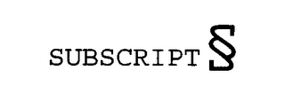 SUBSCRIPT § logo