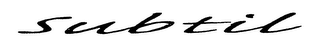 SUBTIL logo