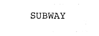 SUBWAY logo
