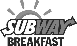 SUBWAY BREAKFAST logo