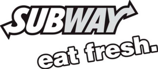 SUBWAY EAT FRESH. logo