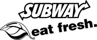 SUBWAY EAT FRESH logo