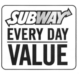 SUBWAY EVERY DAY VALUE logo