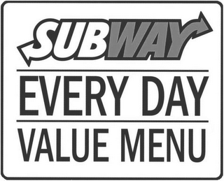 SUBWAY EVERY DAY VALUE MENU logo