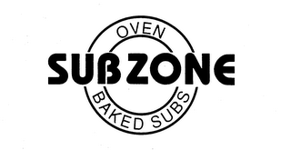 SUBZONE OVEN BAKED SUBS logo
