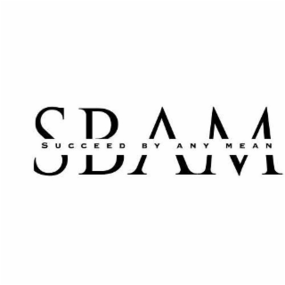 SUCCEED BY ANY MEAN SBAM logo