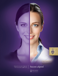 SUCCESS ALIGNED.  ALIGNING THE SUCESS OF OUR PAST WITH THE SUCESS OF YOUR FUTURE.  PALMER COLLEGE OF CHIROPRACTOR logo