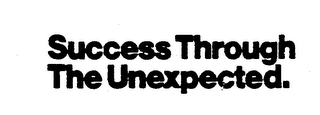 SUCCESS THROUGH THE UNEXPECTED. logo