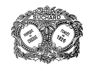 SUCHARD FABRIQUE DE CHOCOLAT FOUNDEE EN 1826 logo