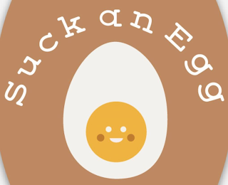 SUCK AN EGG logo