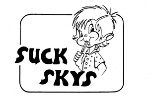 SUCK SKYS logo