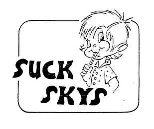 SUCK SKYS logo