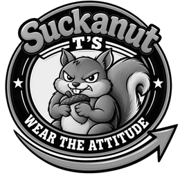SUCKANUT T'S WEAR THE ATTITUDE logo