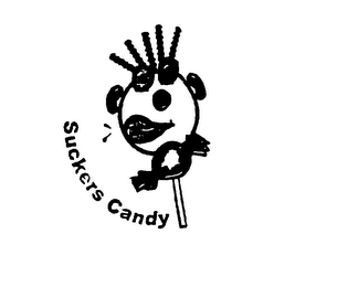 SUCKERS CANDY logo