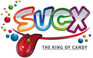 SUCX THE KING OF CANDY logo