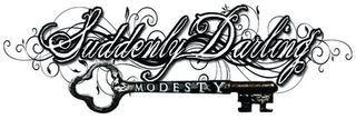 SUDDENLY DARLING MODESTY logo