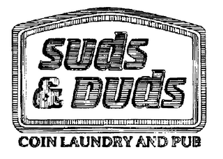 SUDS & DUDS COIN LAUNDRY AND PUB logo